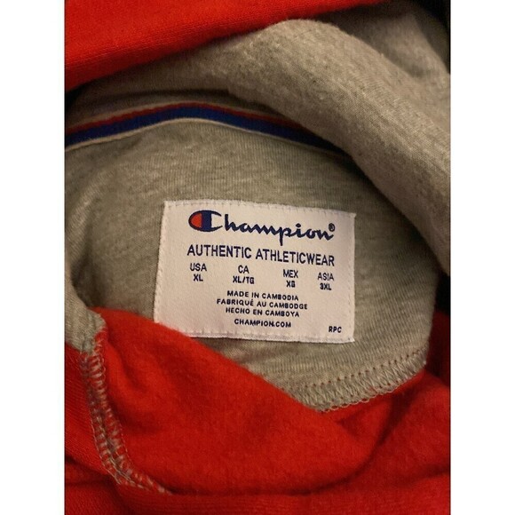 Champion Men's Powerblend Fleece Hoodie Size X-Large - Picture 7 of 7
